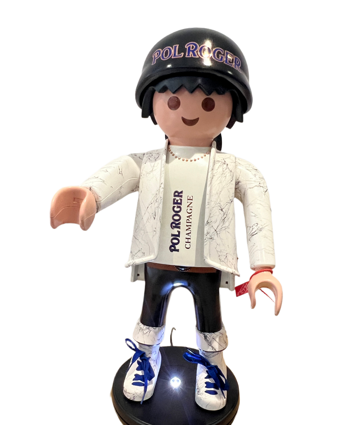 Playmobil XXL personnalisé CHAMPAGNE STRASS ET BULLES - Pop Art