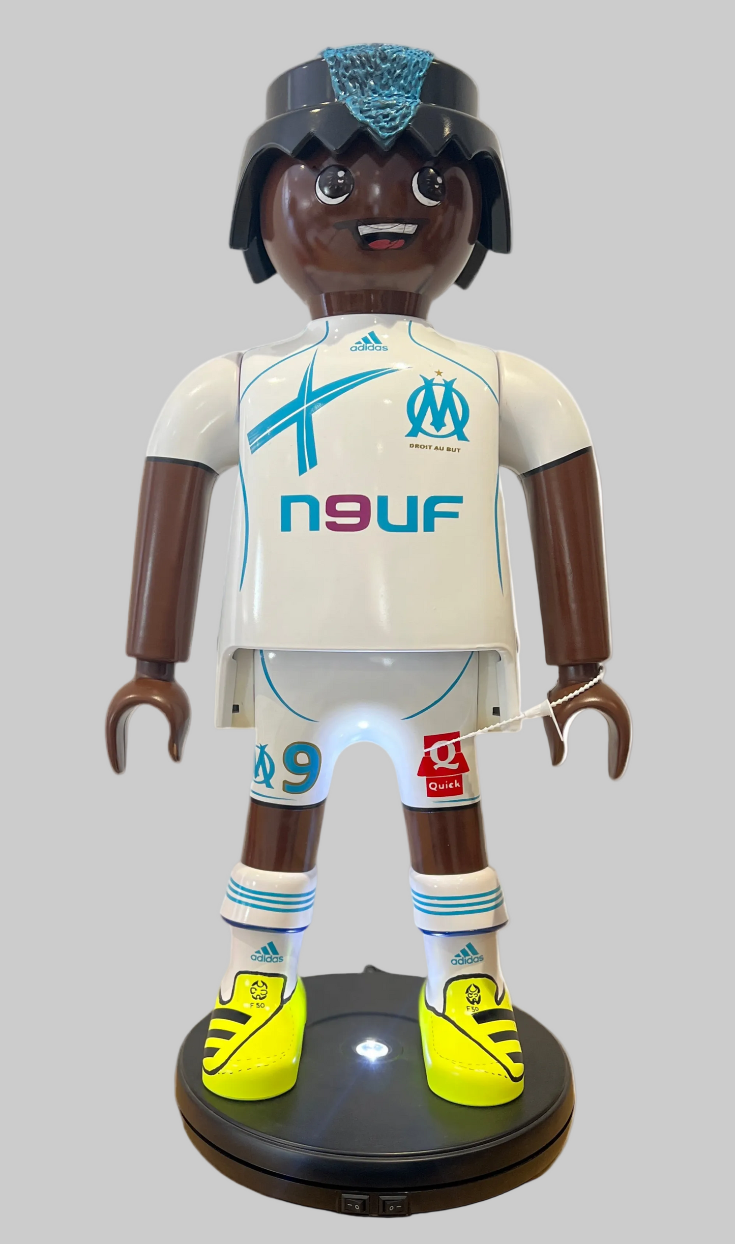 Playmobil XXL personnalisé OM - joueur de football - Pop Art