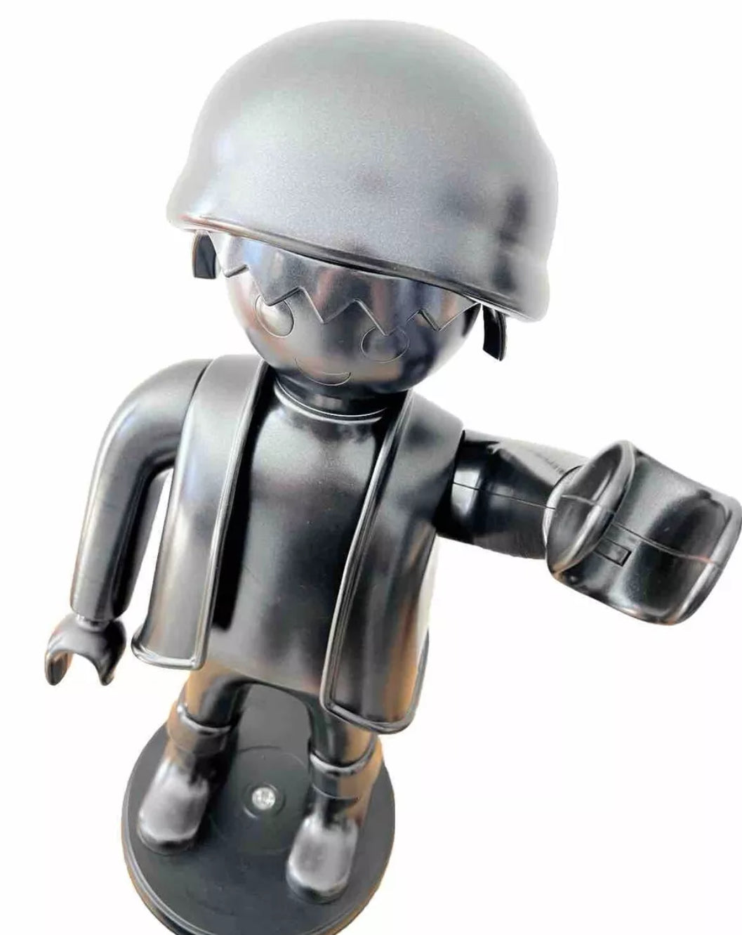 Sculpture Pop Art PLAYMOBIL XXL FULL BLACK