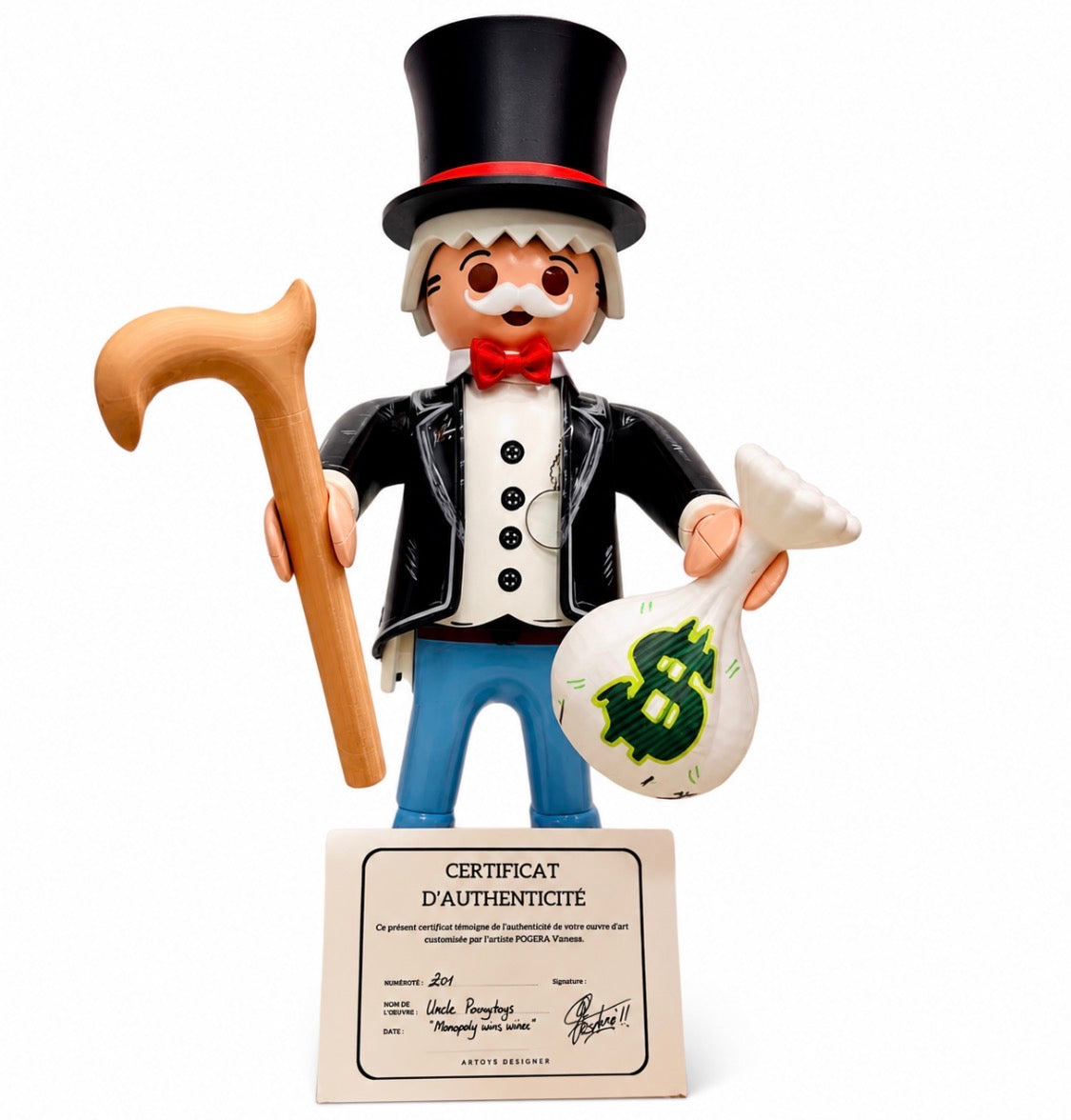 Playmobil XXL personnalisé MONOPOLY DANDY - Pop Art