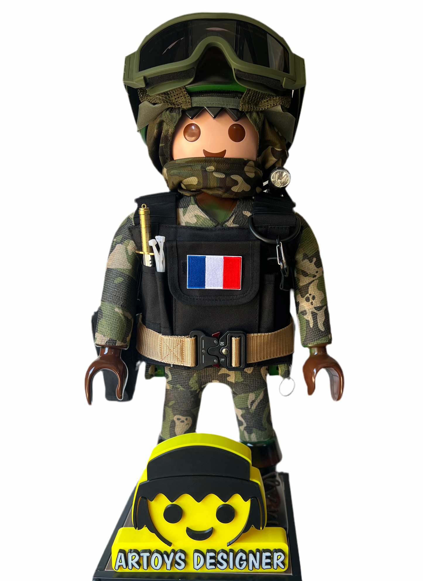 Groupe intervention FORCE SPÉCIALE MILITAIRE ARMEE DE TERRE FRANÇAISE PLAYMOBIL XXL