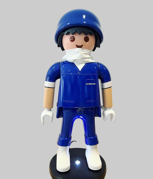 Playmobil XXL personnalisé VÉTÉRINAIRE - Pop Art
