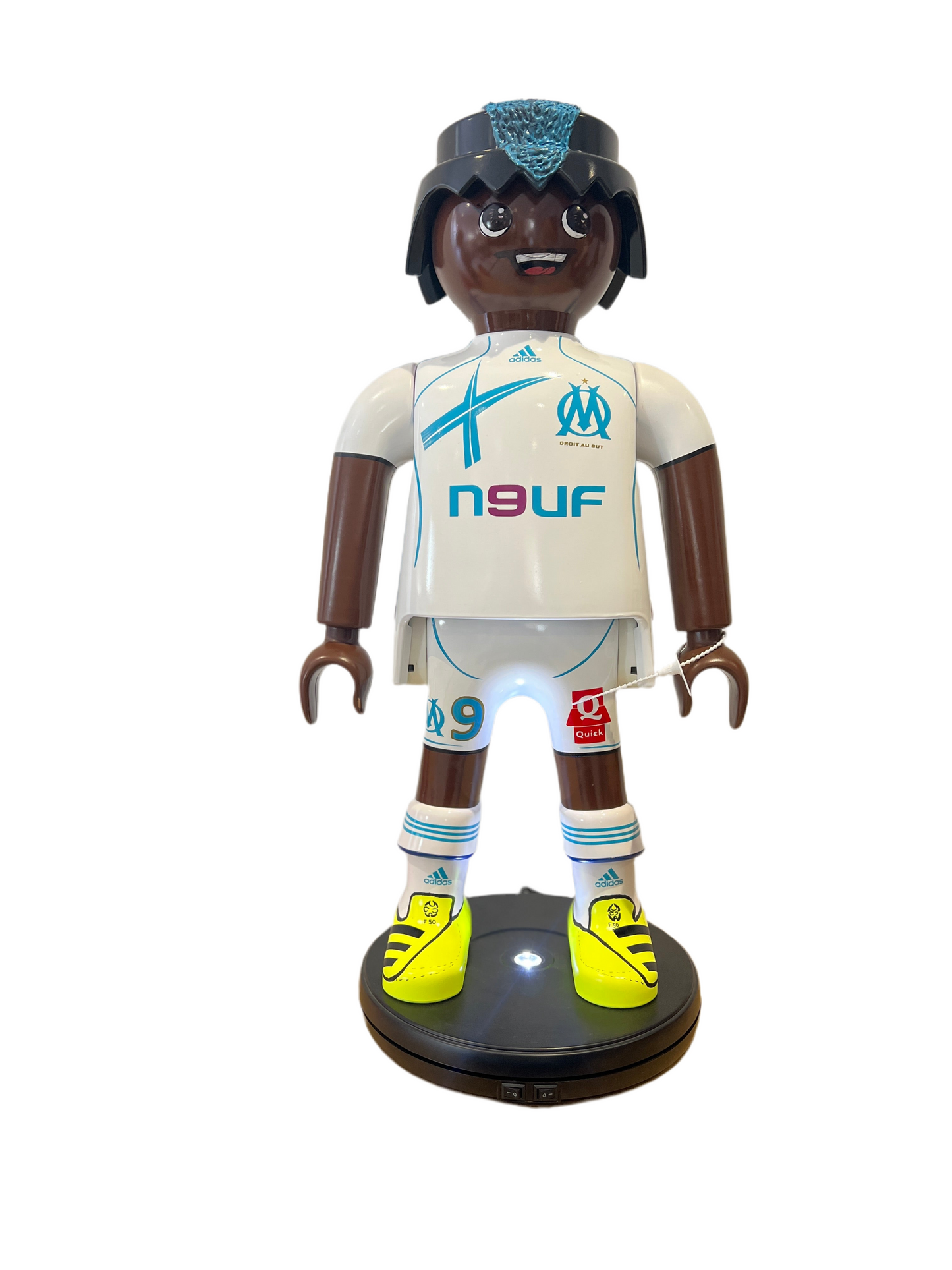 OLYMPIQUE DE MARSEILLE OM Djibril Cisse PLAYMOBIL XXL - joueur de football