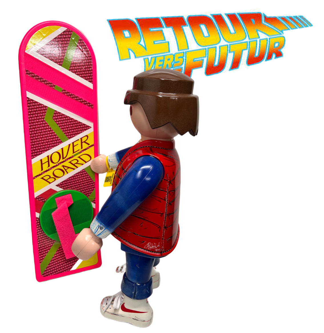 Playmobil XXL inspiré RETOUR VERS LE FUTUR - Pop Art