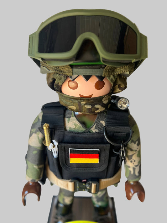 Playmobil XXL personnalisé MILITAIRE Armée Allemande - Pop Art