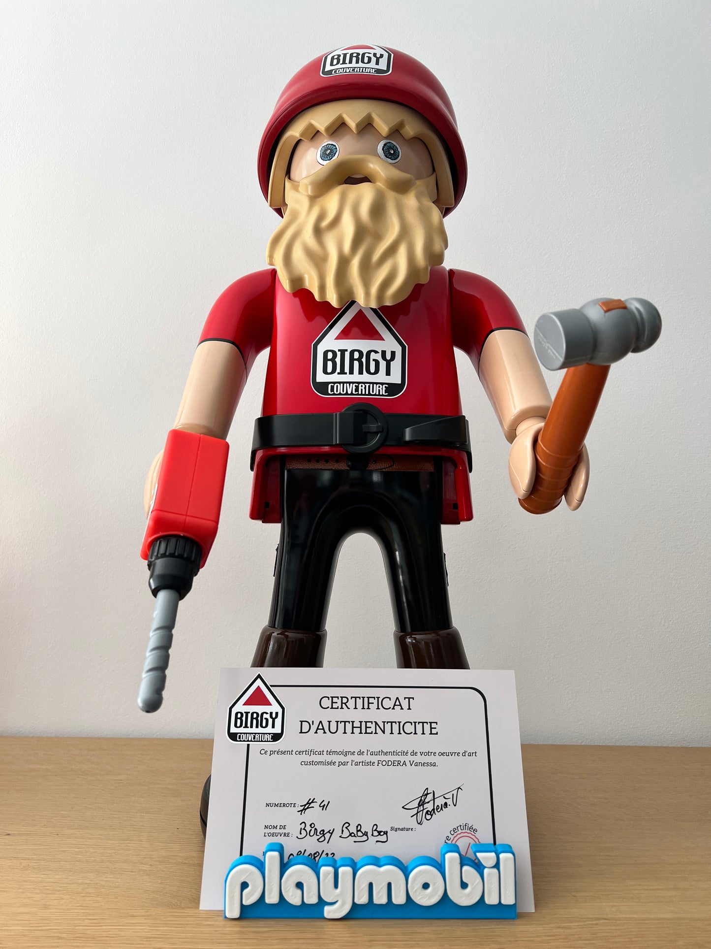 CHARPENTIER MENUISIER PLAYMOBIL XXL ENTREPRISE