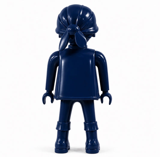 PLAYMOBIL XXL personnalisé FULL BLUE (logo/texte inclus) - Pop Art