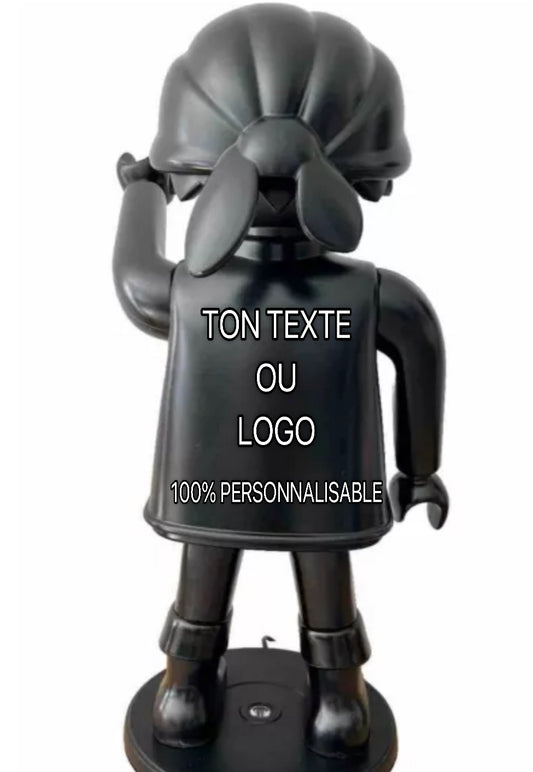 PLAYMOBIL XXL personnalisé FULL BLACK - Pop Art