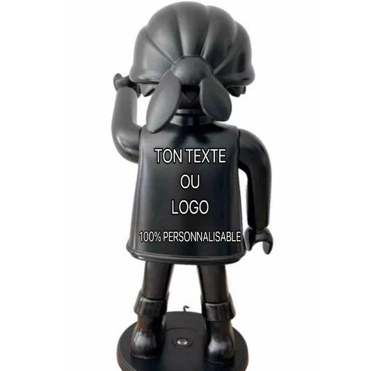 PLAYMOBIL XXL personnalisé FULL BLACK - Pop Art