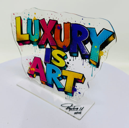Sculpture LUXURY IS ART