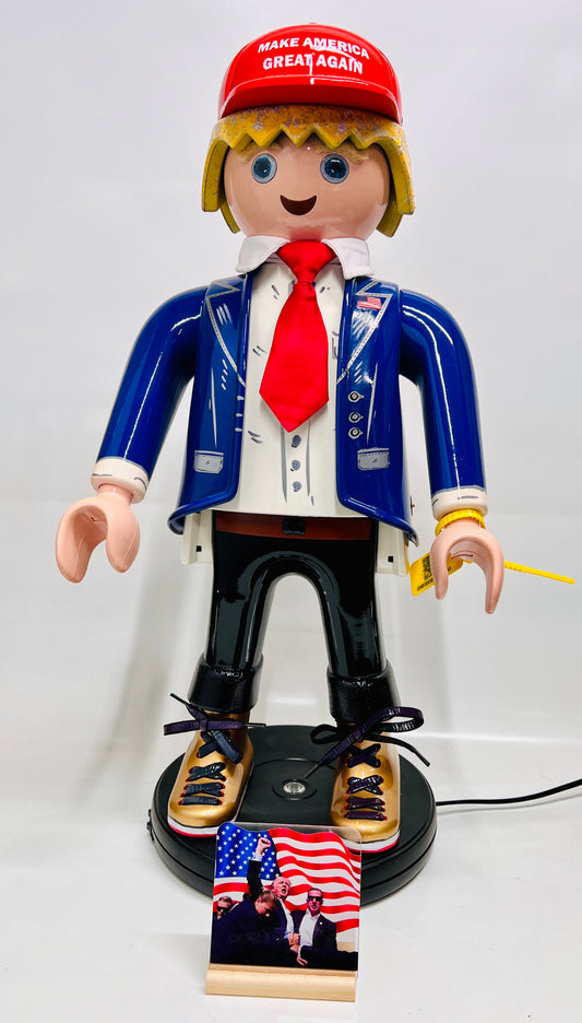 Playmobil XXL personnalisé USA - Pop Art