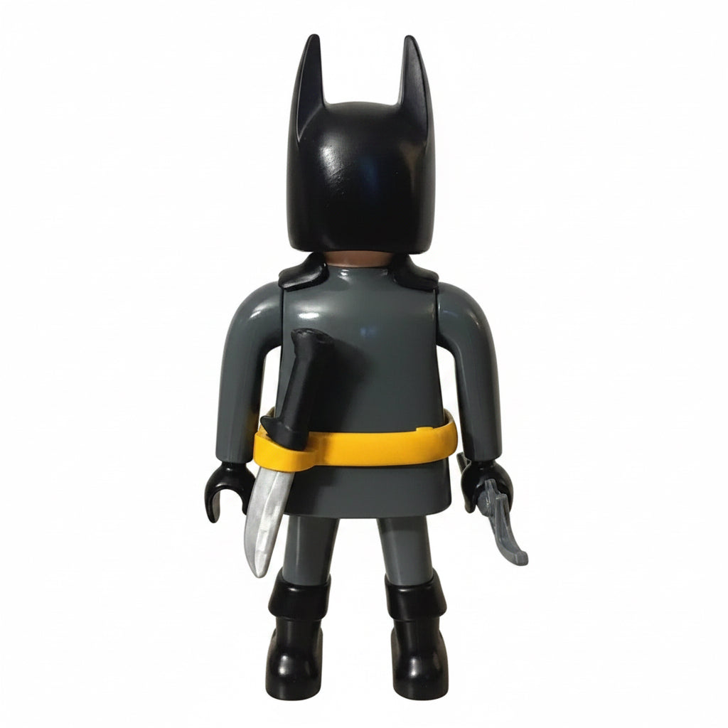Playmobil XXL personnalisé Super Héros Noir - Pop Art
