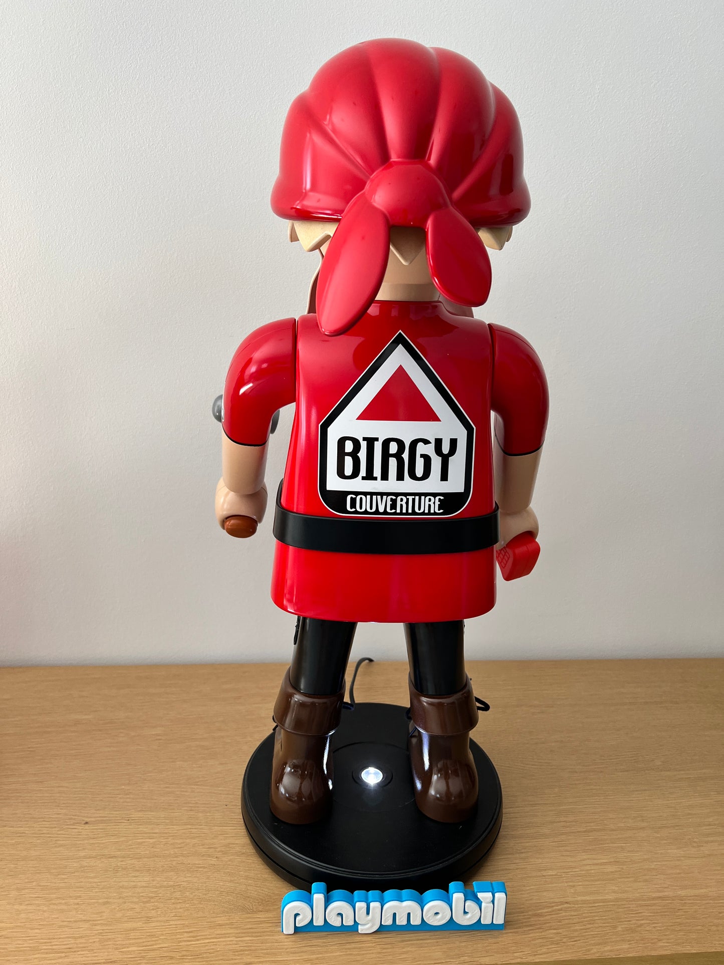 Sculpture Pop Art Playmobil XXL CHARPENTIER MENUISIER