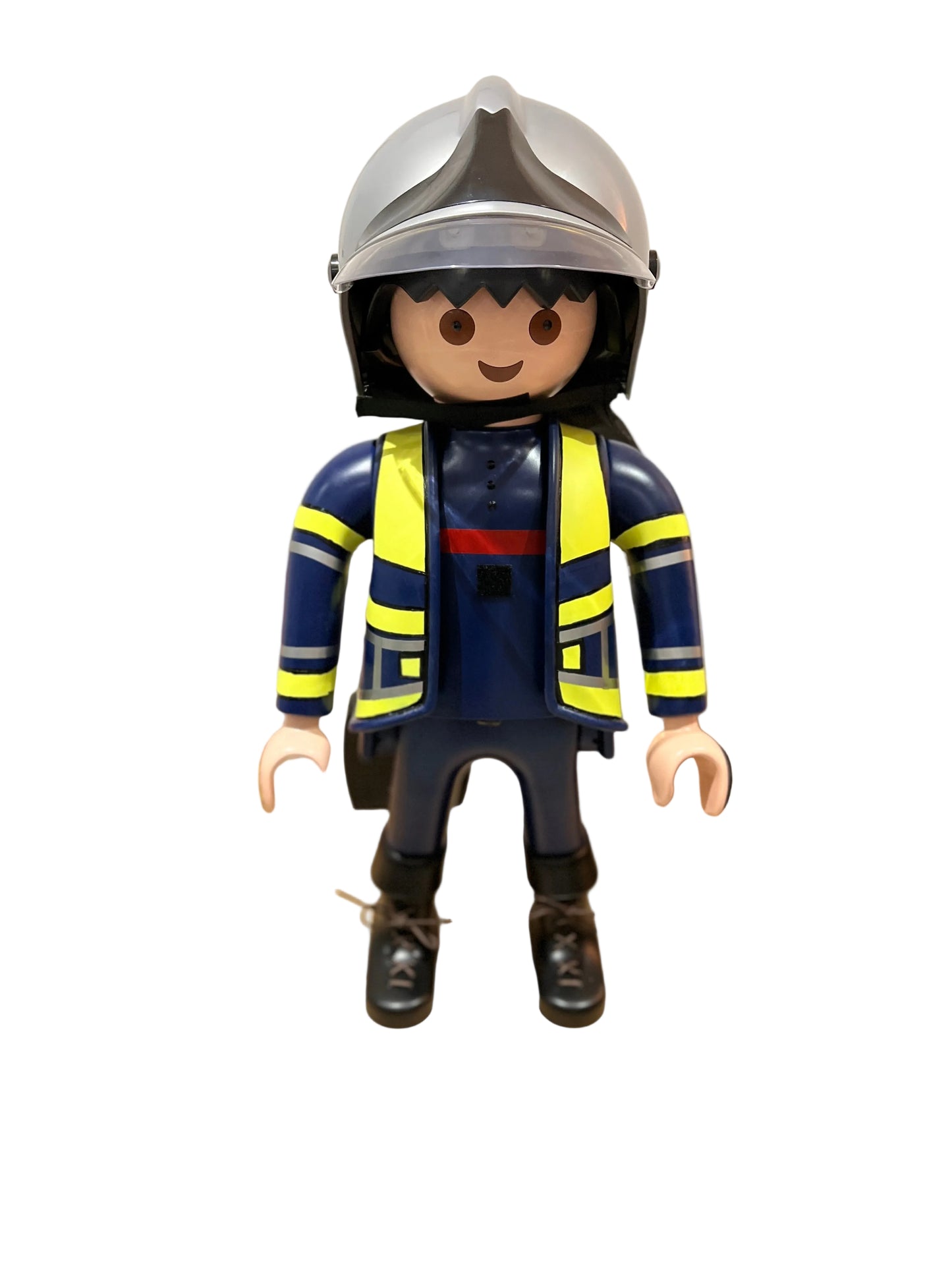 XXL Playmobil Pop Art Firefighter Sculpture