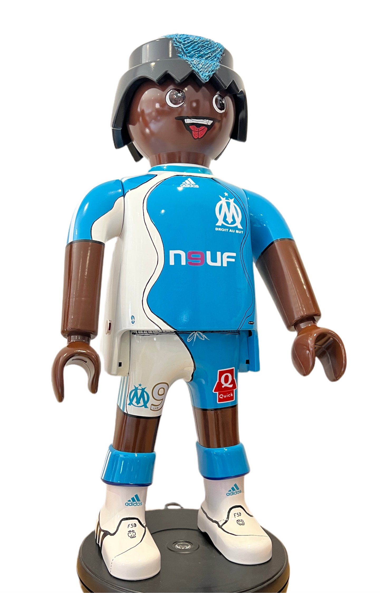OLYMPIQUE DE MARSEILLE Djibril Cisse OM PLAYMOBIL XXL - joueur de football