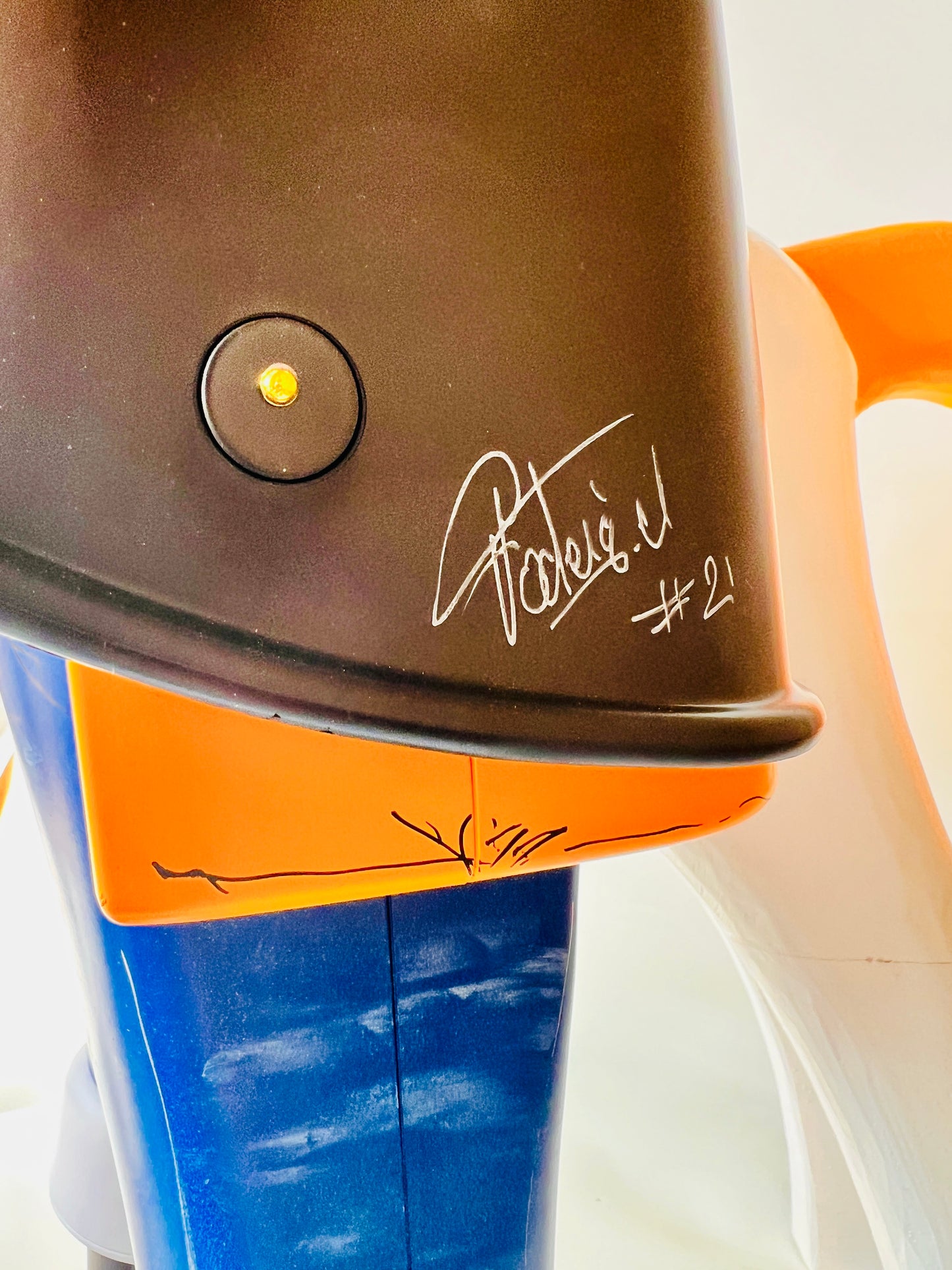 Pop Art Playmobil XXL sculpture inspired by the Cowboy & Comic Book Universe