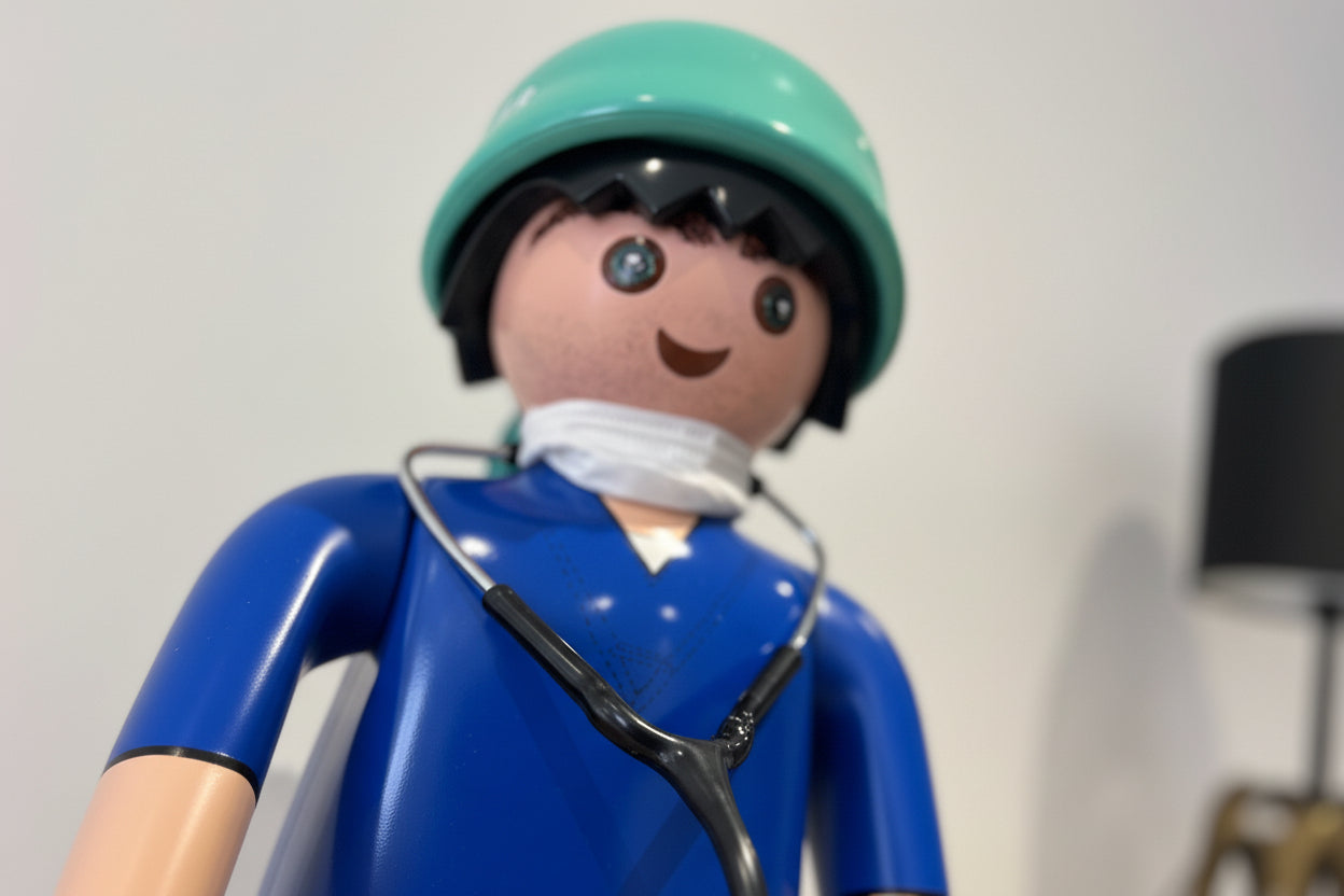 Playmobil XXL personnalisé CHIRURGIEN DENTISTE - Pop Art