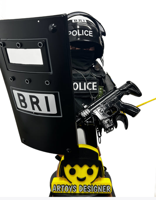 Playmobil XXL personnalisé GENDARME GIGN - Pop Art
