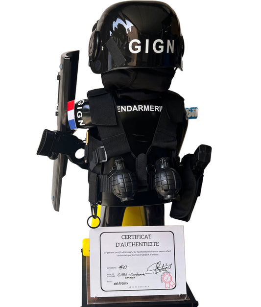 Playmobil XXL personnalisé GENDARMERIE GIGN - Pop Art