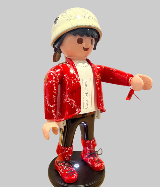 Playmobil XXL personnalisé CHAMPAGNE - Pop Art