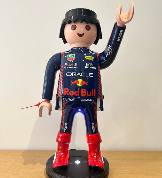 Playmobil XXL personnalisé PILOTE Racing Championship - Pop Art