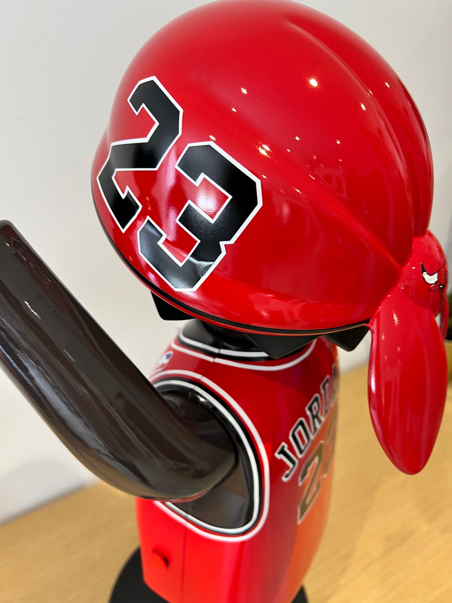 Pop-Art-Skulptur Playmobil XXL BASKETBALL amerikanischer Star