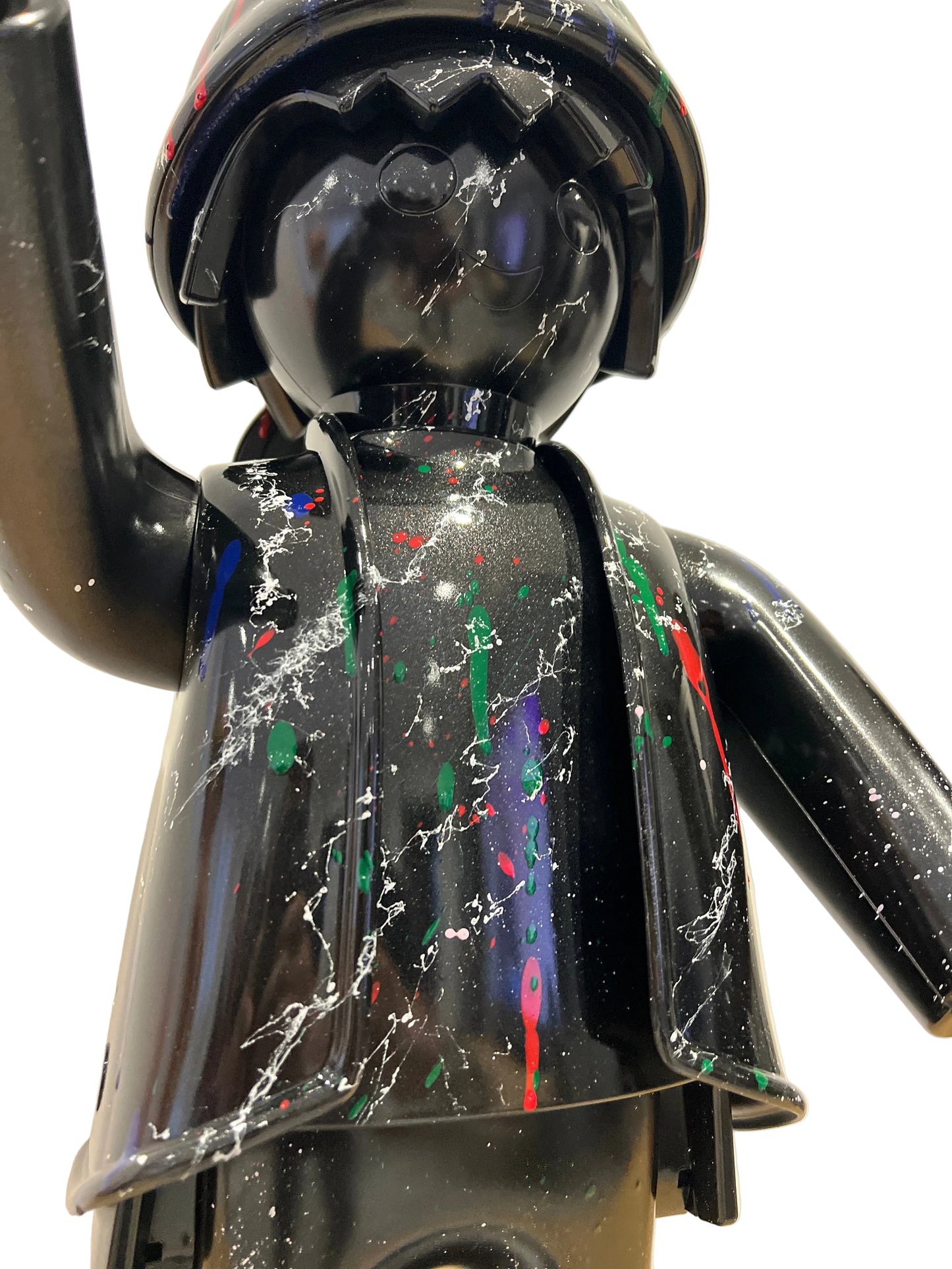 Sculpture Pop Art Playmobil XXL FULL BLACK DESIGN