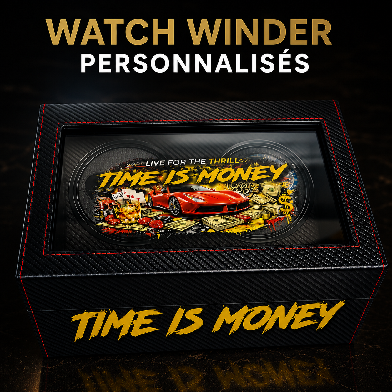 remontoir montre avec personnalisation Vanessa Fodera | Artoys Designer
