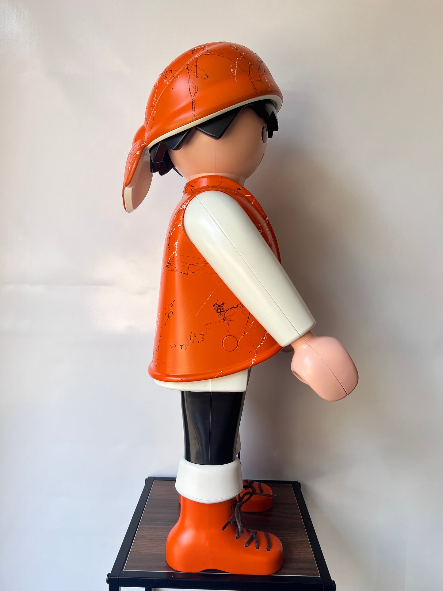 PLAYMOBIL XXL ORANGE / effet marbre (100% PERSONNALISABLE)