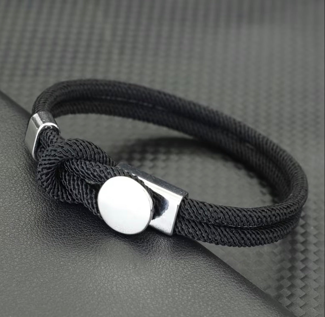 BRACELET CORDAGE JONC – PORTE-BONHEUR