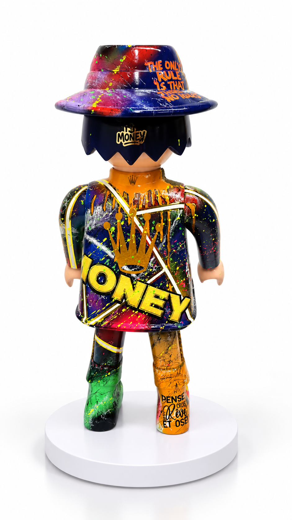 Playmobil XXL « man » œuvre unique et premium POP ART (numéro 07)