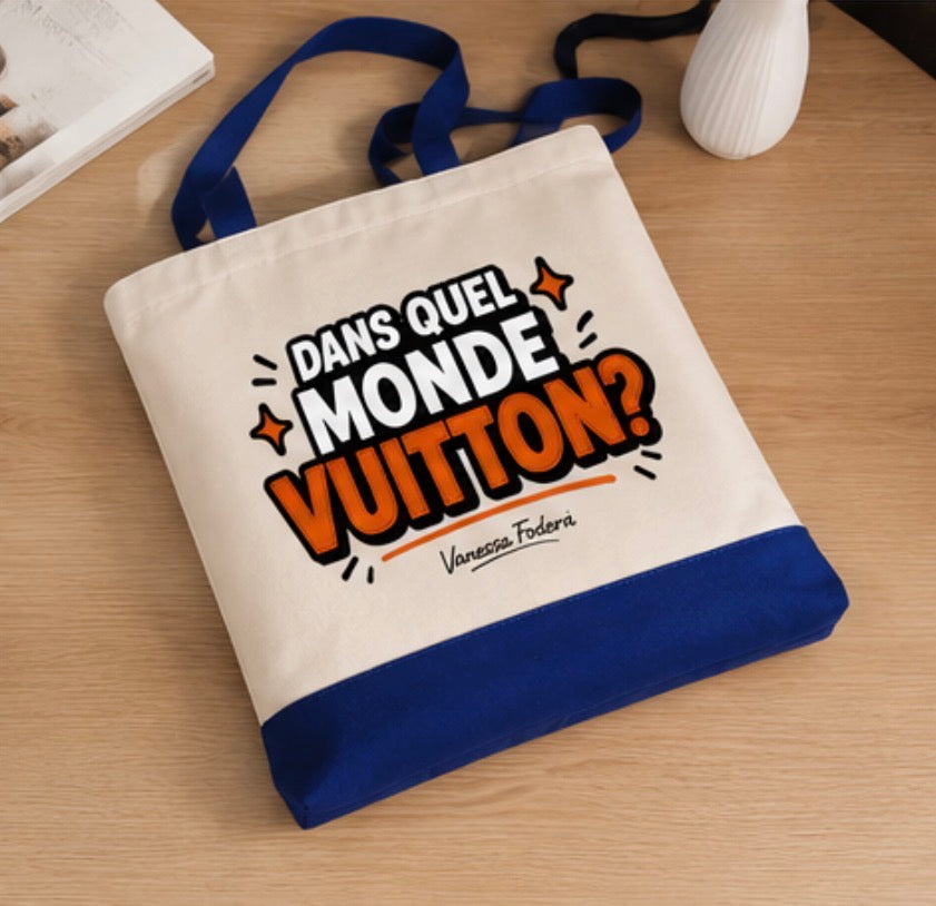 TOTE BAG – IN WELCHER WELT LEBEN WIR? | Pop Luxury Edition – ARTOYS DESIGNER