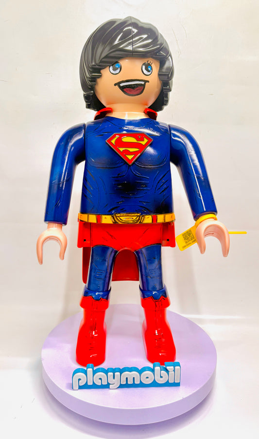 Sculpture Pop Art Playmobil XXL SUPER HEROS