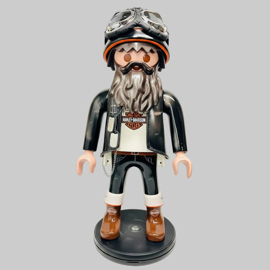 Playmobil XXL personnalisé BIKER ROUTE 66 - Pop Art