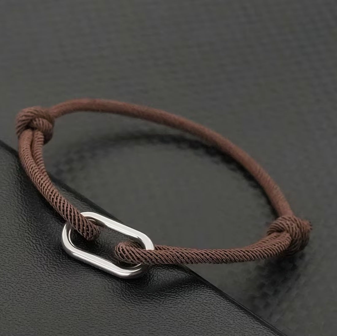 BRACELET CORDAGE BOUCLE – PORTE-BONHEUR