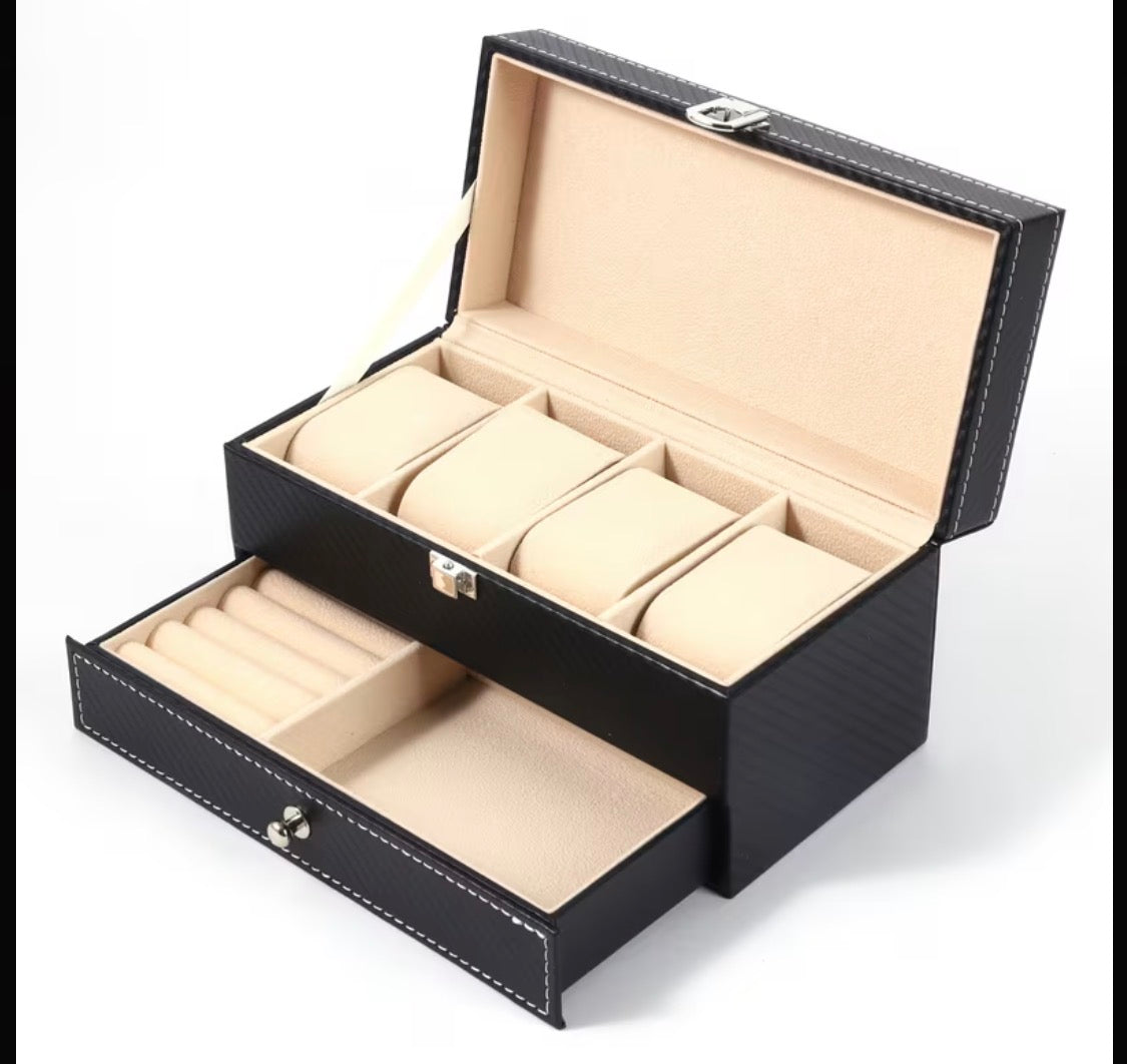 Coffret Custom pour Montres & Bijoux « TIME IS MONEY »