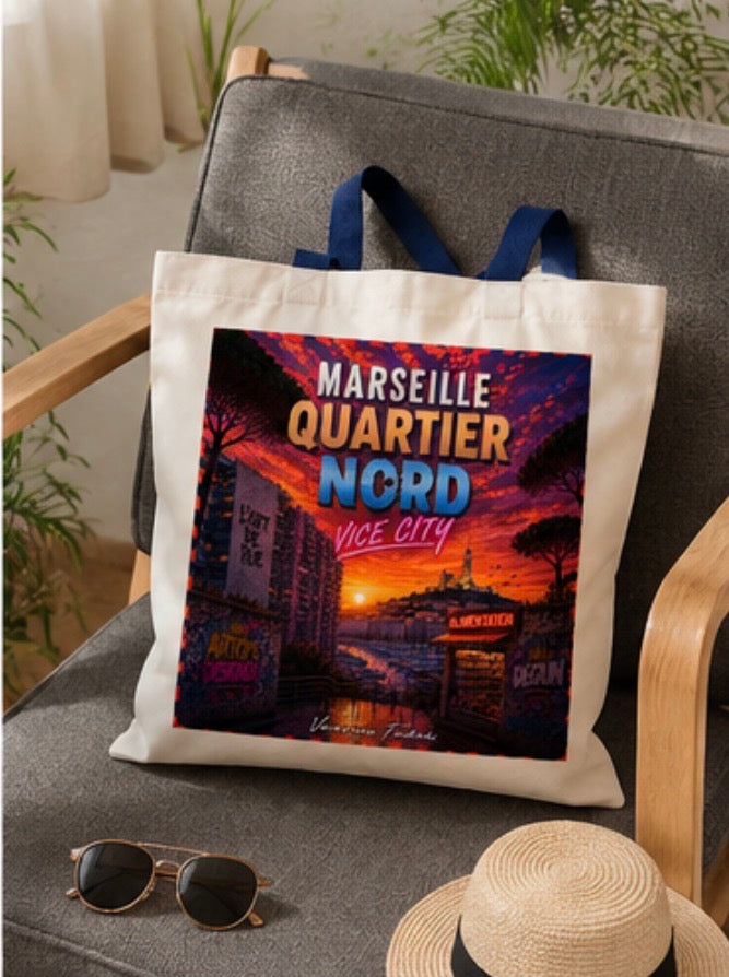 Tote Bag Marseille Quartier Nord – Vice City | ARTOYS DESIGNER