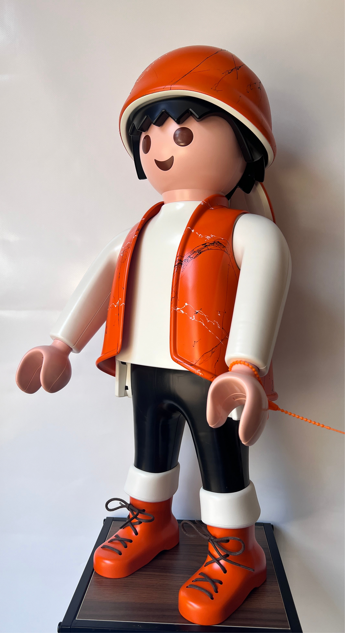 PLAYMOBIL XXL ORANGE / effet marbre (100% PERSONNALISABLE)