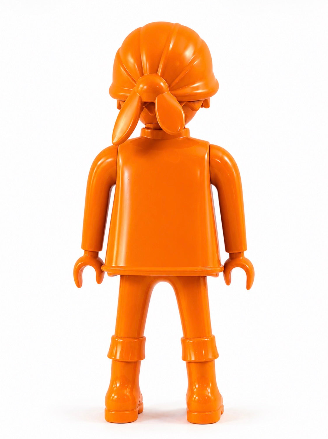 PLAYMOBIL XXL personnalisé FULL ORANGE (logo/texte inclus) - Pop Art
