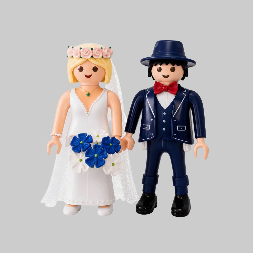 Playmobil XXL personnalisé LES MARIÉS - Pop Art
