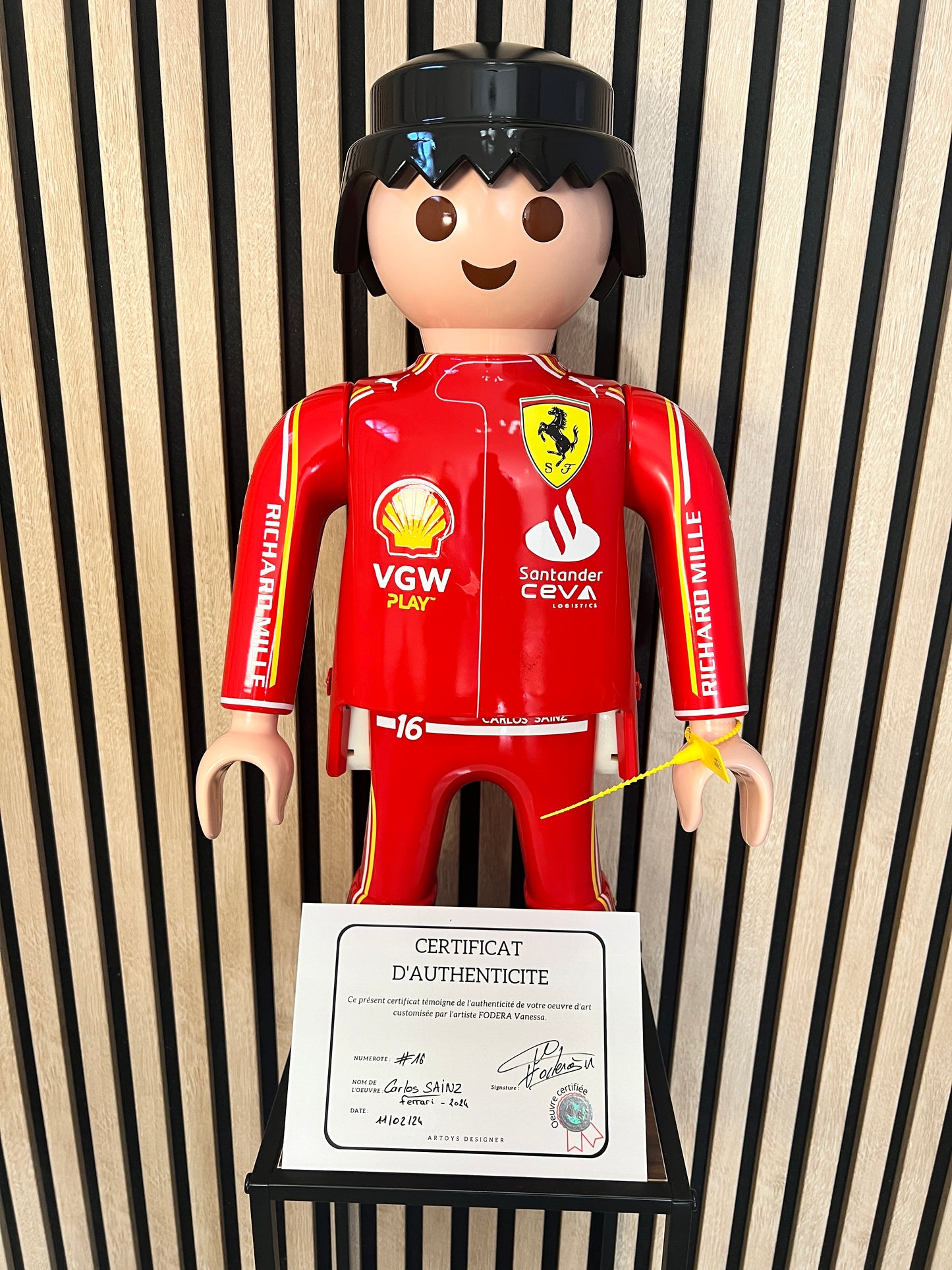 PILOTE FORMULA ONE PLAYMOBIL XXL SANZ CARLOS