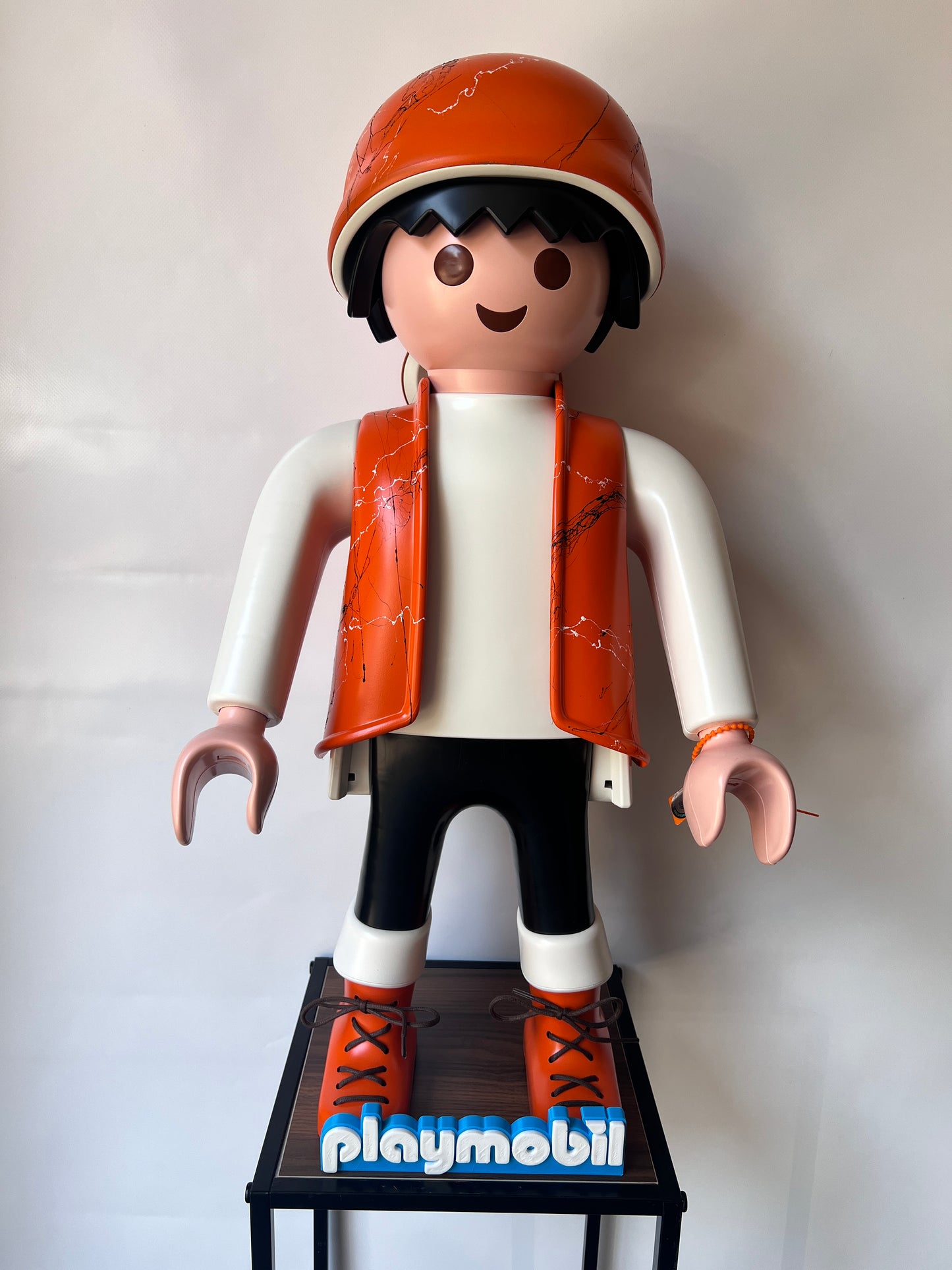 PLAYMOBIL XXL ORANGE / effet marbre (100% PERSONNALISABLE)