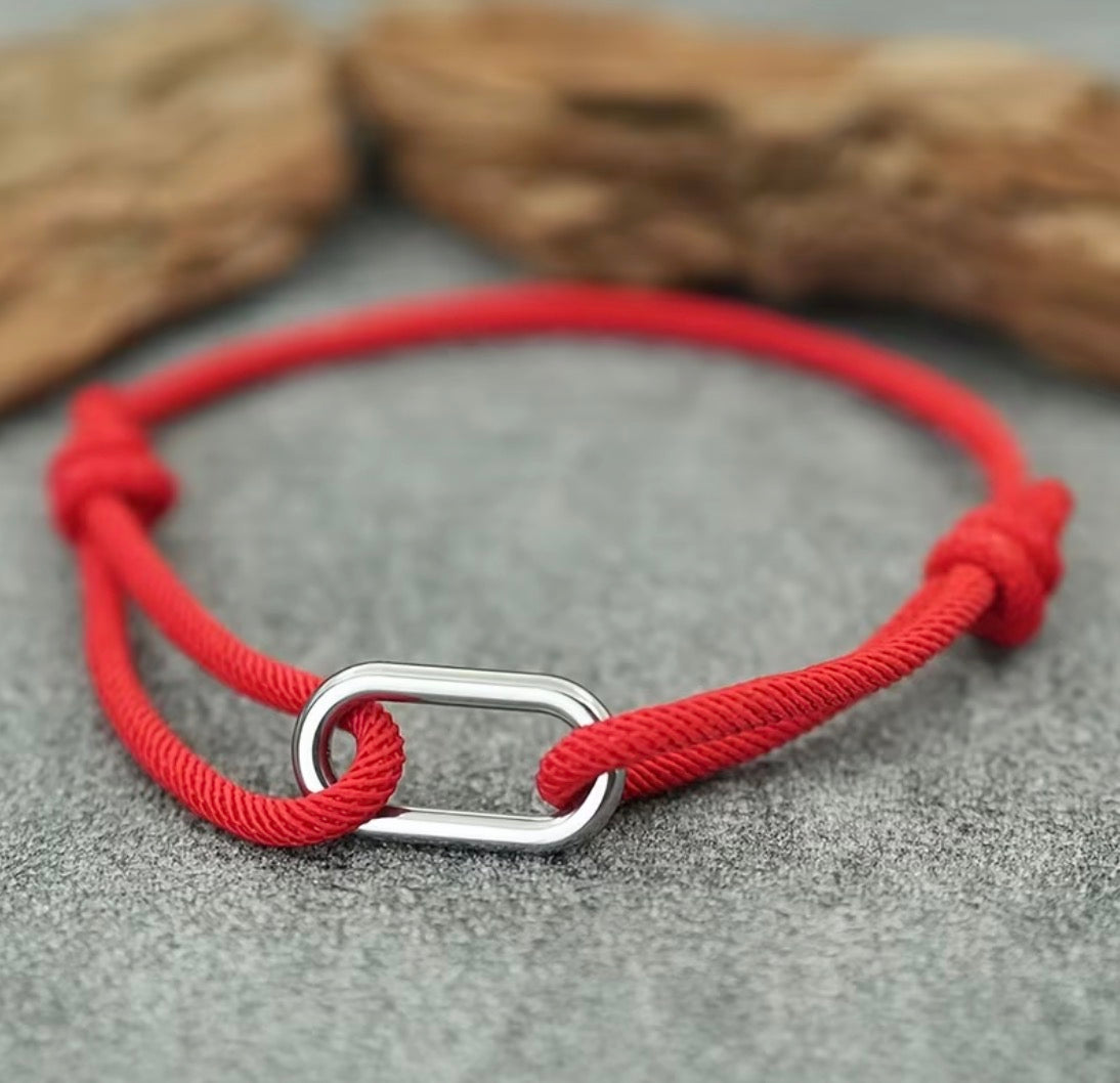 BRACELET CORDAGE BOUCLE – PORTE-BONHEUR