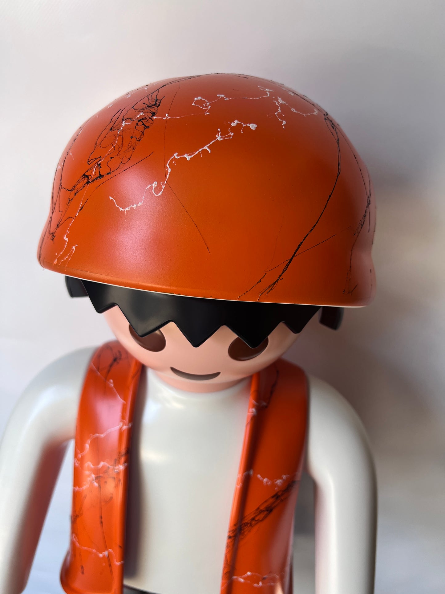 PLAYMOBIL XXL ORANGE / effet marbre (100% PERSONNALISABLE)