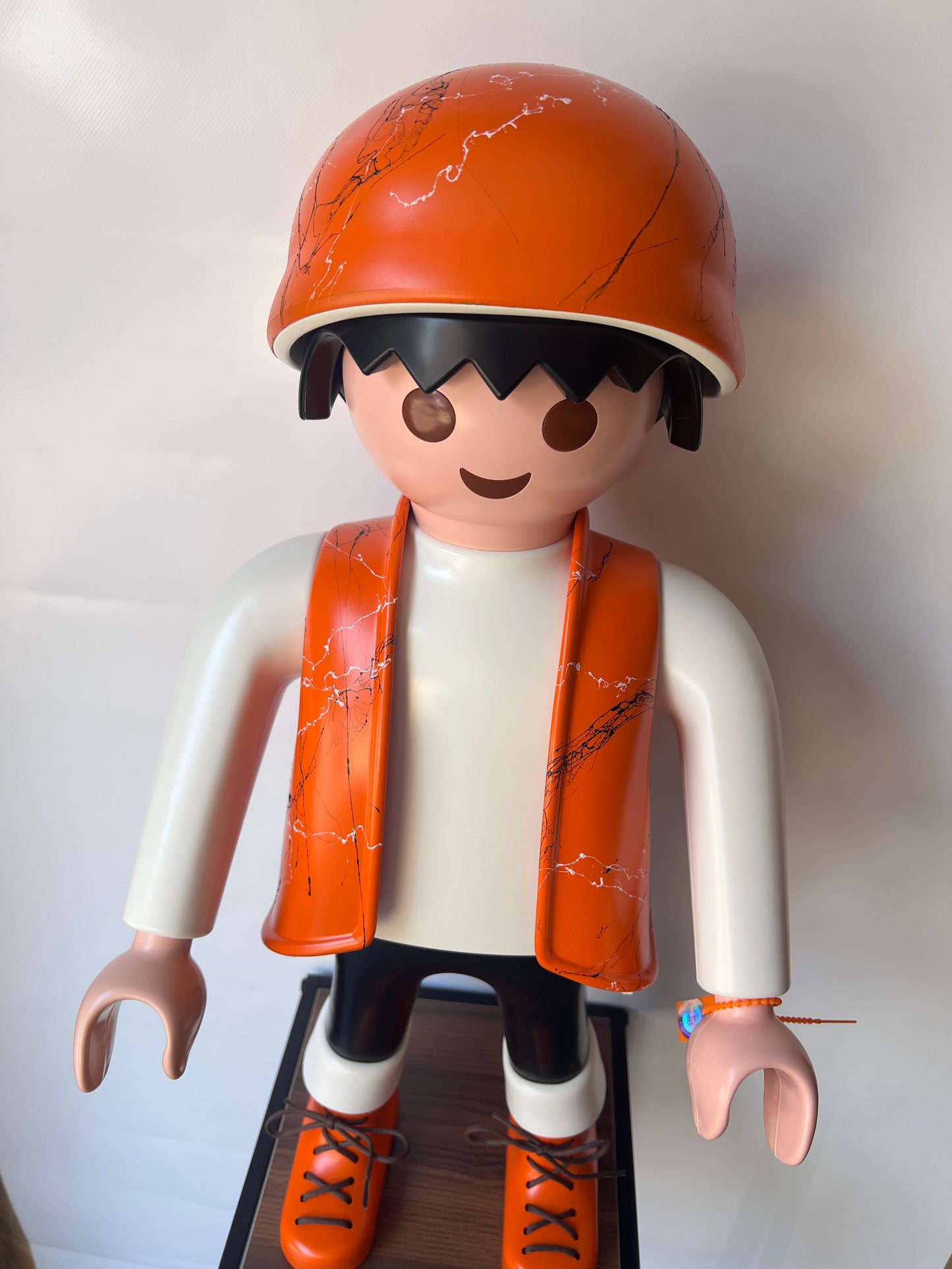 PLAYMOBIL XXL ORANGE / effet marbre (100% PERSONNALISABLE)