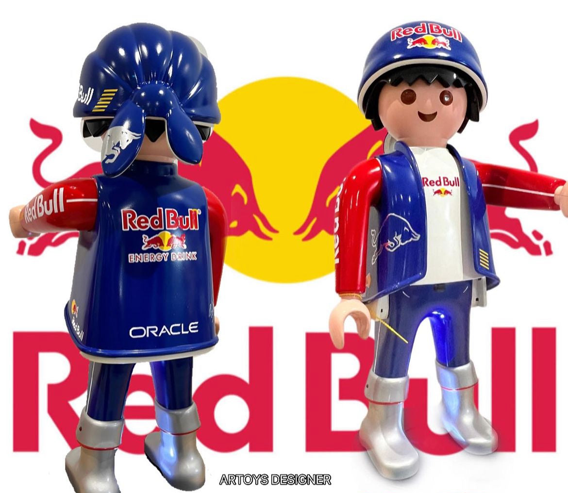**Ton Playmobil XXL promotion RED BULL

Découvrez le monde incroyable d'Artoys Designer, où votre Playmo métier devient la véritable effigie publicitaire de votre entreprise, représentative de votre travail !

Que vous soyez peintre, cuisinier, pompier, policier, joueur de football, ou autre, Vanessa Fodera vous représente à partir d’un Playmobil XXL de 65 cm de haut.

Imaginez une mascotte d'entreprise ou un Playmobil géant qui vous représente parfaitement dans votre métier, placée à l'ac