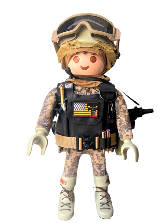 Groupe intervention NAVY SEALS MILITAIRE USA PLAYMOBIL XXL