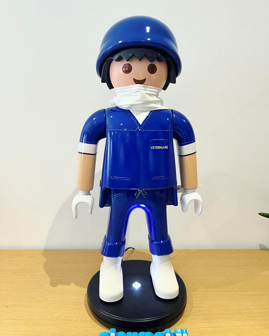 Playmobil XXL personnalisé VÉTÉRINAIRE - Pop Art