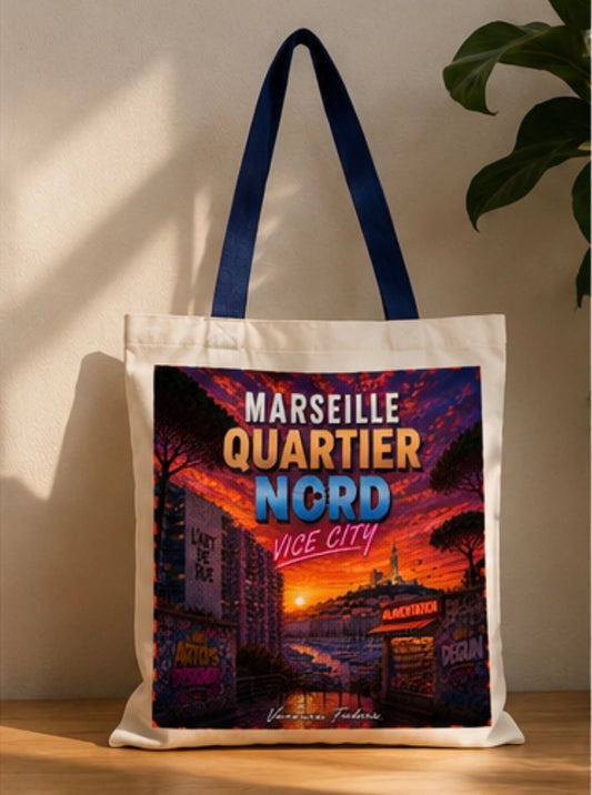 Tote Bag Marseille Quartier Nord – Vice City | ARTOYS DESIGNER