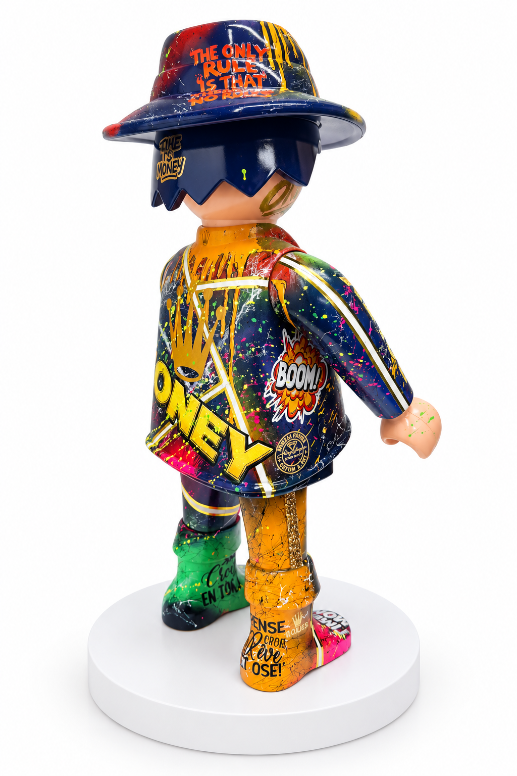 Playmobil XXL « man » œuvre unique et premium POP ART (numéro 07)